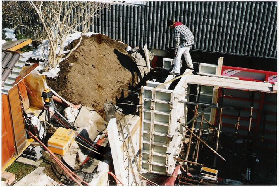 Unterfangen und Schalen