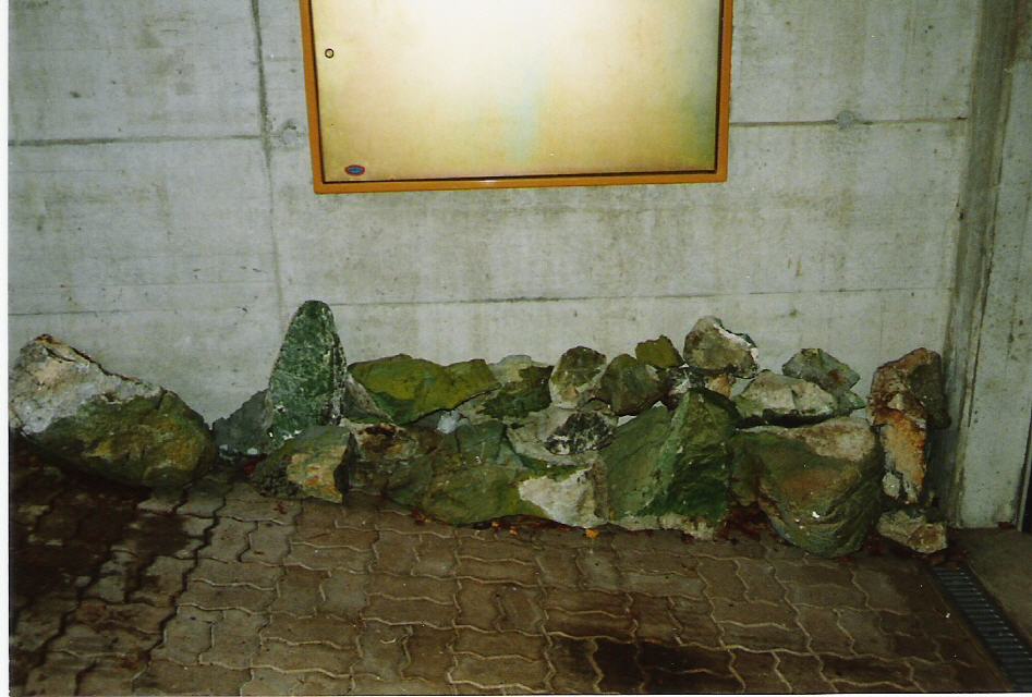 Steine und Felsen aus der "Morgensonne"�