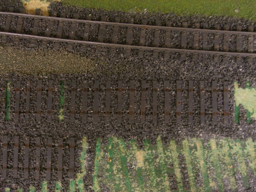 Die Nachfolger der Morgensonne haben versucht, die Schienen zu "entfernen" um die LGB Gleise zu platzieren�