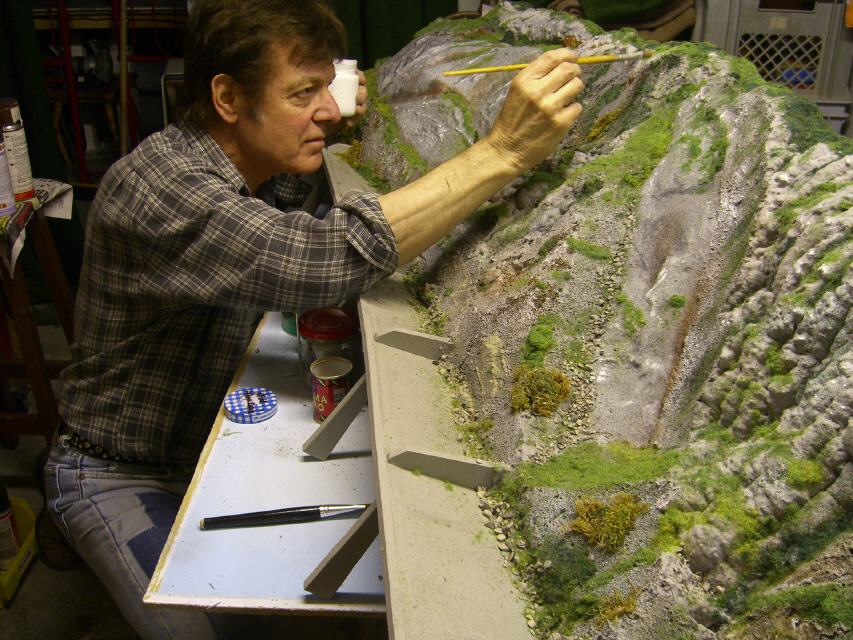 Bauen einer Galerie mit Landschaft�